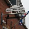 Hindeloopen - Uithangbord Eerste Friesche Schaatsmuseum