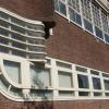 Amsterdam - Gebouw: Venster in de vorm van een schaats