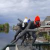Drie Schaatsers - Hoogmade - Gerard Brouwer