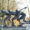 Drie Schaatsers - Hoogmade - Gerard Brouwer