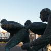Drie Schaatsers - Katwijk aan den Rijn - Gerard Brouwer