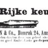 advertentie W.Beien&Co Amsterdam
