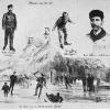 Tekeningen gemaakt op de baan van de AIJC in het weekblad 'De Amsterdammer', 1887