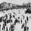 Foto ijsbaan Amsterdamsche IJsclub Museumplein 1914-1918
