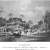 Schaatsen in het Vondelpark Amsterdam ca.1870