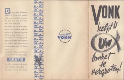 Folder "Zo helpt Vonk U" achterzijde