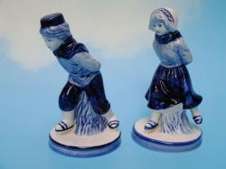 Twee schaatsers