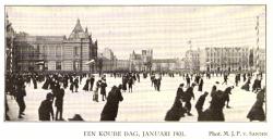 IJspret ijsbaan Museumplein januari 1901