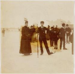 Schaatsers op Museumplein