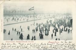 IJsvermaak ijsbaan Museumplein 1901