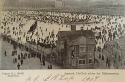 IJsbaan Museumplein gezien vanaf van Baerlestraat richting Hobbemakade 1907