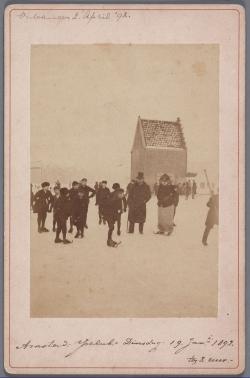 IJsclubterrein Museumplein op 18 januari 1892