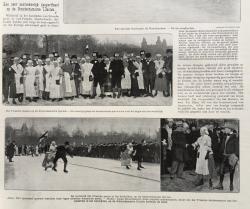Wedstrijd der Friesche paren in het hardrijden, Museumplein 1917