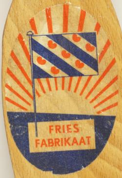 Etiket voor schaatsen T.Nijdam, Akkrum