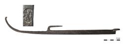 Schaatsijzer uit ca. 1700